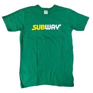 NEW SUBWAY Sandwiches Logo Crew Neck Shortsleeve Tee T-shirt Unisex Medium
